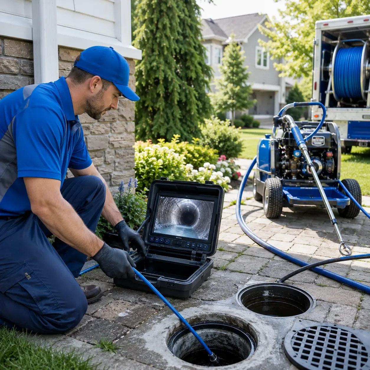 Outdoor drain cleaning professionals serving Jefferson, TX