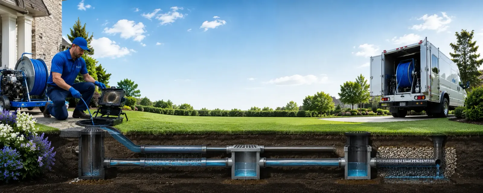 Outdoor drain cleaning information for Jefferson, TX